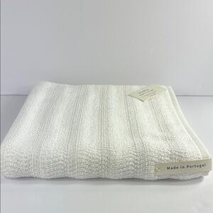 Bianca Bath Towel White Made in Portugal Luxurious 100% Cotton Soft 1 Piece NEW